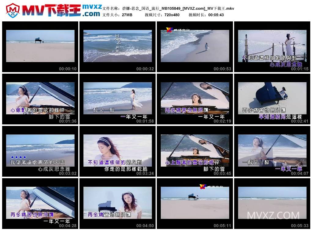 碧娜-思念_国语_流行_MB105849